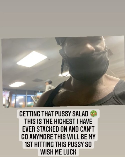 GETTING THAT PUSSY SALAD THIS IS THE HIGHEST I HAVE EVER STACKED ON AND CAN’T GO ANYMORE THIS 