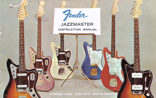 mmguitarbar:A scan of the booklet that came with that 1965 Fender Jazzmaster. Rad.