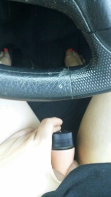 melbourneslutwife:  Slut wife goes for a drive the other day, then sends me this!! Says she showed it off the a few truck drivers on the way. Such a naughty little whore  http://Melbourneslutwife.tumblr.com