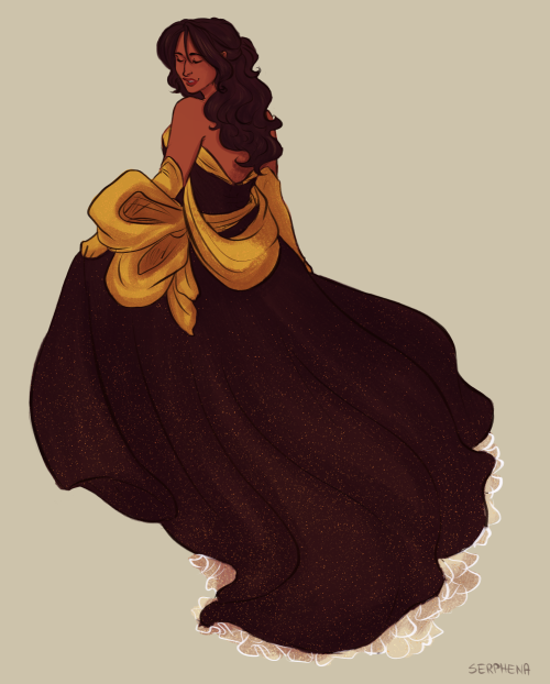serphena:time for another lady Josie in a big dress