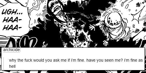 shiroyoh:  Text Post Meme   Donquixote Rosinante