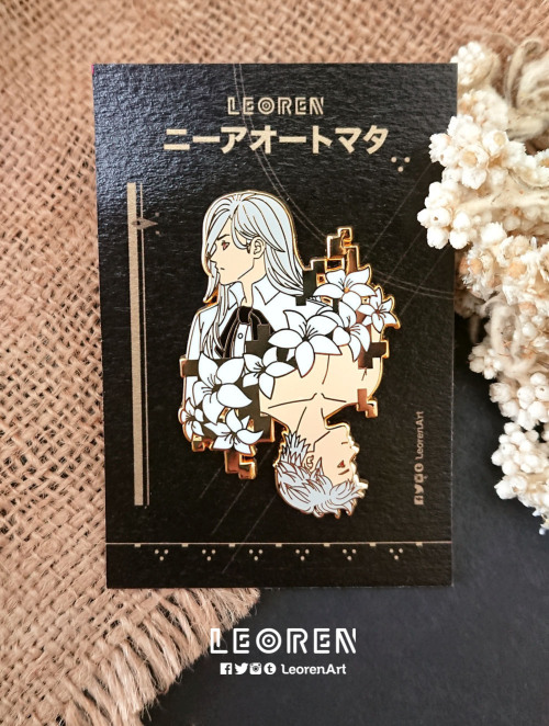 Nier Automata Pin SetAvailable now in my online store:leorenart.carrd.co/