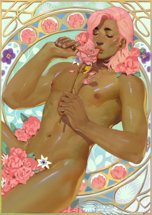 c-bedford:    Pink is the best flavour 🌸. SAM, in pink as commissioned by Alice. PVC alternative on Patreon | Prints | Storm 