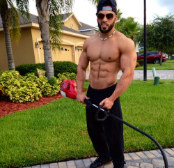 adirtylilsecret:  I’d totally let him do my lawn….or me