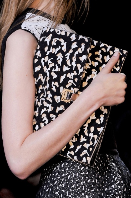 Printed portfolios at Proenza Schouler Fall 2013