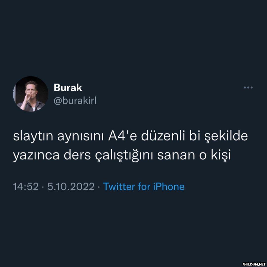 Burak @burakirl slaytın...