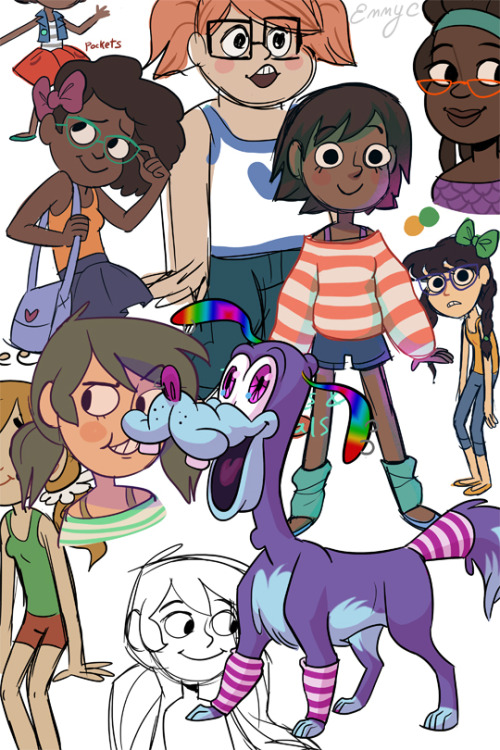 emmyc:  Various sketches from the past few weeks!