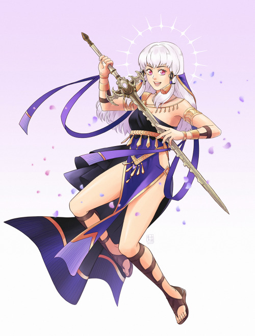 yzderia: Dancer Lysithea commission - excited to see her design in Three Hopes!