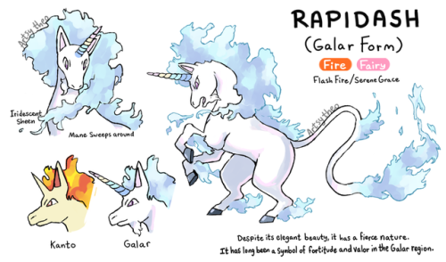 artsy-theo:Galar Form for Rapidash, based porn pictures