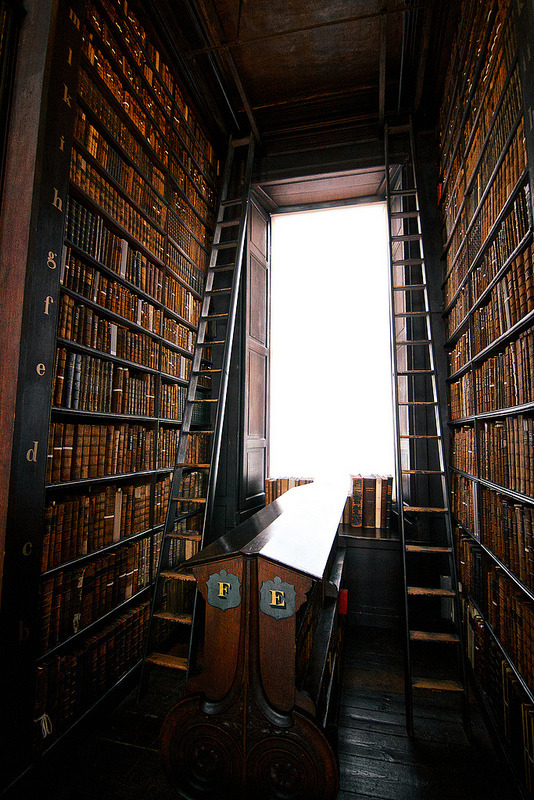 poetiqal:  Old stacks by vonderauvisuals on Flickr. 