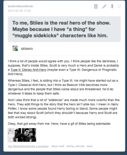 fyeahstilesstilinski:  Rebloggable by request