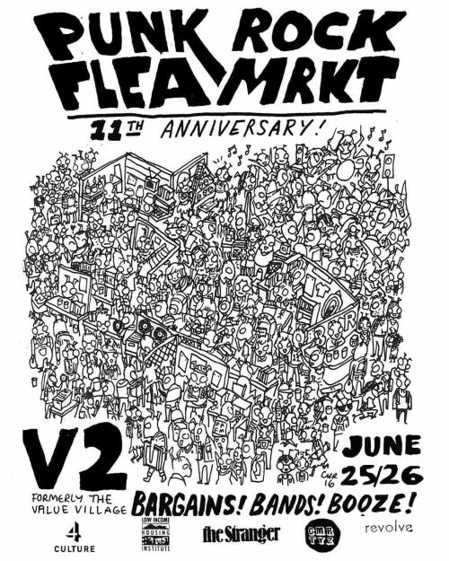 Hey!! This Sunday I’ll be at Punk Rock Flea Market! Please come by and say Hi! I’ll have