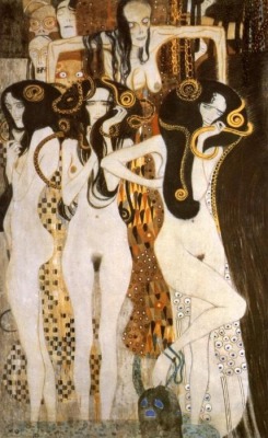 mementomoriiv:  Gustav Klimt - Three Gorgons, Sickness, Madness and Death 