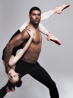 crfashionbook:  FANTASY FOOTWORK A pas de deux by New York Giants wide receiver Ramses Barden and New York City Ballet dancer Faye Arthurs, who wears custom designer ballet shoes created exclusively for CR. Read More 