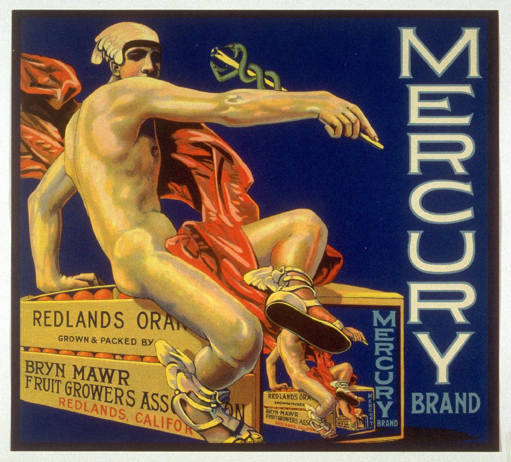 hermesandmercury:  Mercury Brand United States; ca. 1930–1940 Anonymous (Artist),