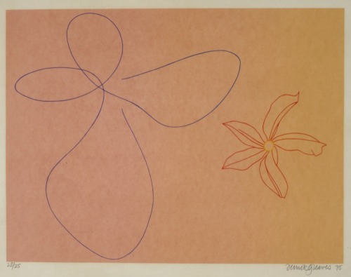 camdenartcollection-blog:Derrick GreavesVase and Flower1976