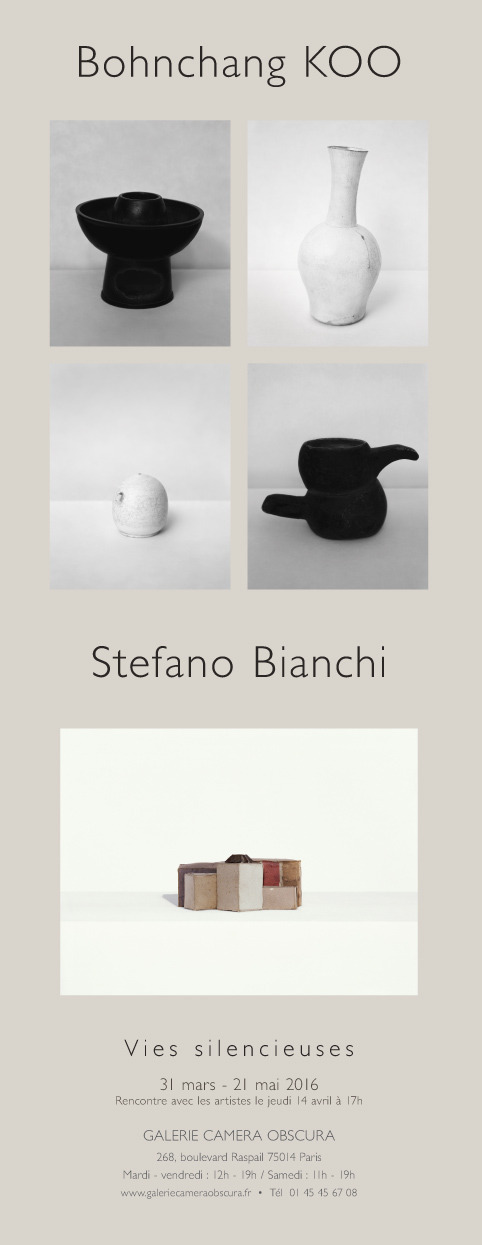 Stefano Bianchi à la Galerie Camera Obscura le 14 avril :
Nous comptons sur vous !
