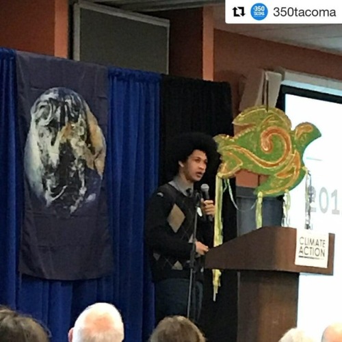#Repost @350tacoma (@get_repost)・・・We’re also in Lacey today, listening to Aji Piper talk about how 