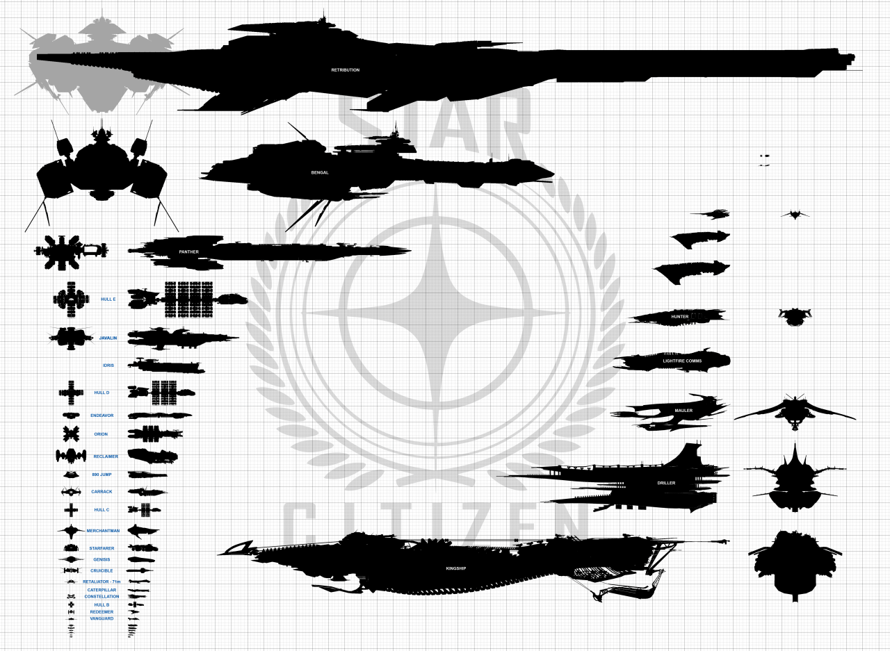 Star Citizen: Ship scale which includes the... - Star Citizen and ...