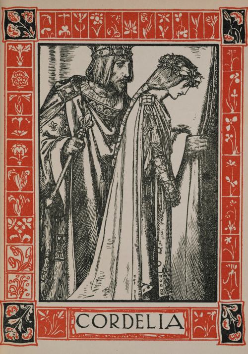 1901 edition of Anna Jameson’s Shakespeare’s Heroines, illustrated by Robert Anning Bell