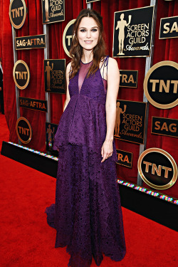 vikander:   Keira Knightley attends TNT’s 21st Annual Screen Actors Guild Awards at The Shrine Auditorium on January 25, 2015 in Los Angeles, California. 