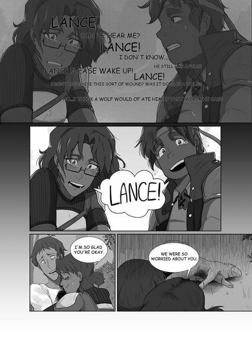 Part 1 | Part 2 | Twitter | InstagramPart 3! of my AU comic~ Lance doubts himself on what he saw,