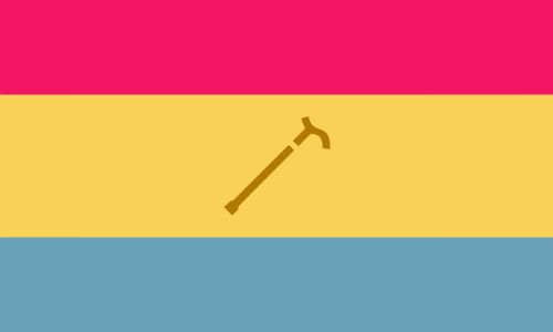 distinct-disability-flags:Disabled Queer Flags - Part 1 (Cane User Edition)An anon requested cane us