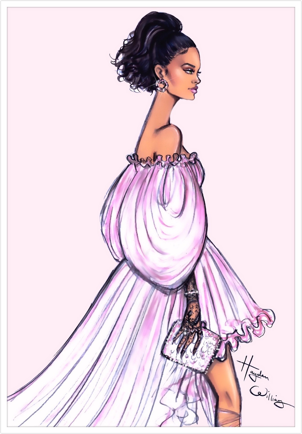 Hayden Williams Fashion Illustrations on Tumblr