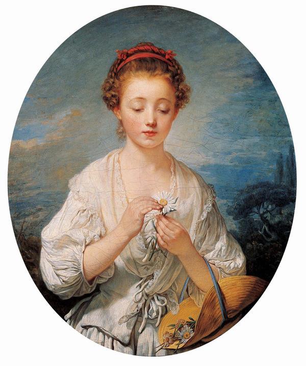 vivelareine:  La Simplicité by Jean-Baptiste Greuze. 1759. [credit: Kimbell Art