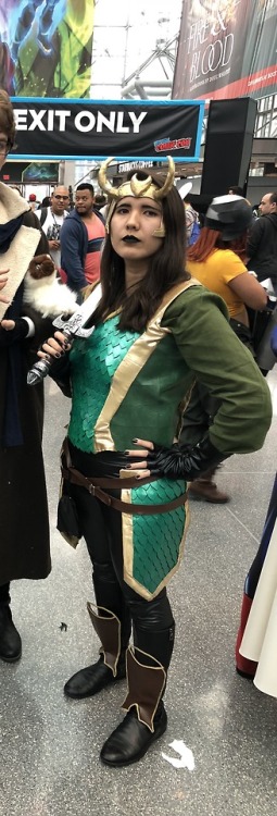 wanted to share some photos of my (unfinished) young avengers/agent of asgard loki cosplay