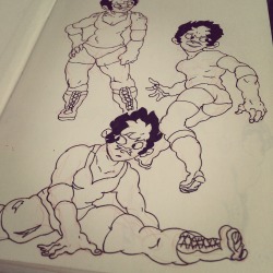 Doubleicebackfire:  Random Sketchbook Doodles Before Leaving On Holidays. Wish You