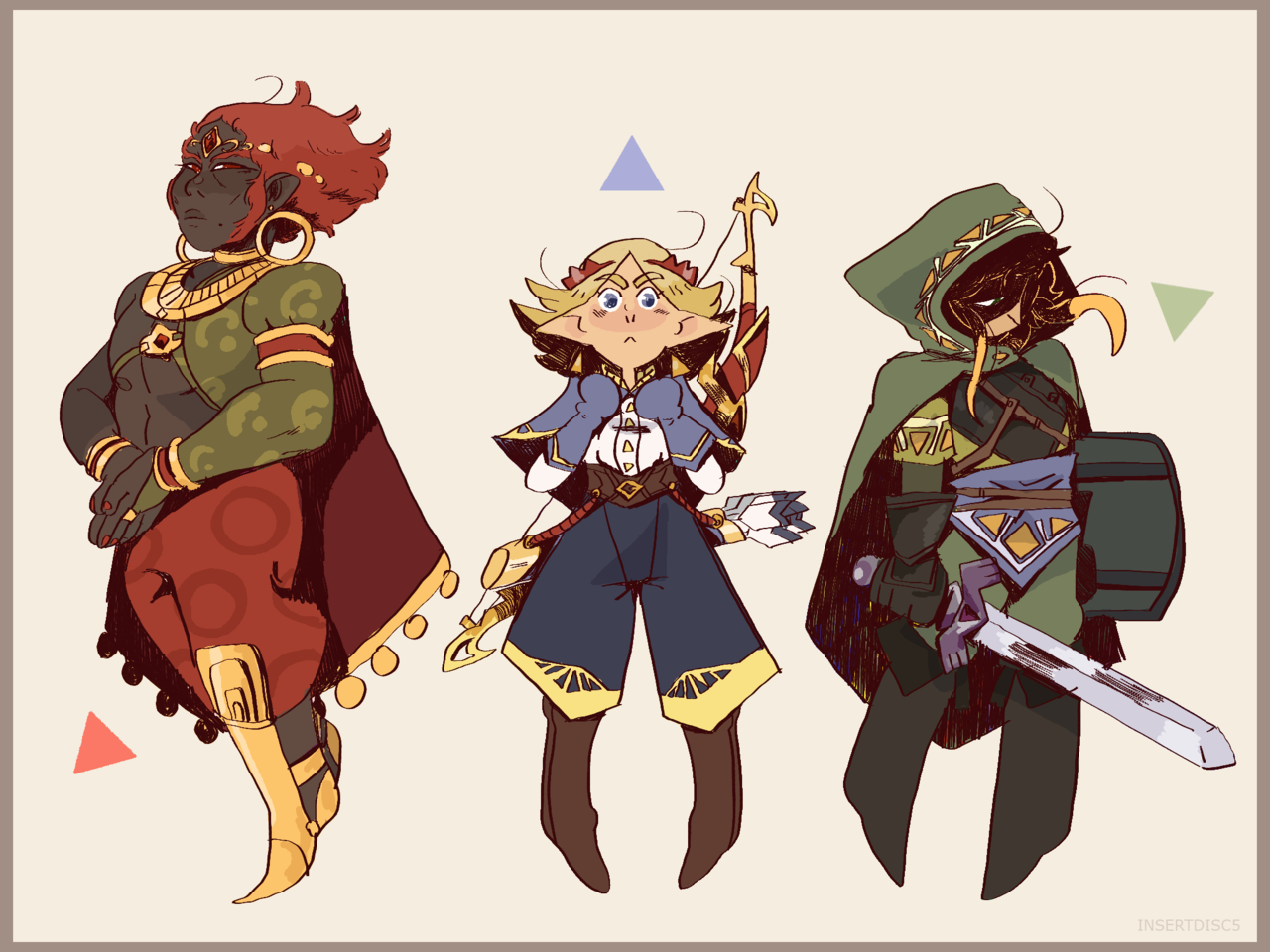 insertdisc5: internet’s down! better make a zelda AU