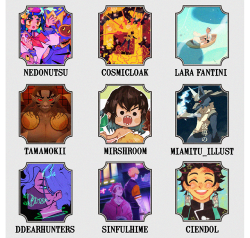 knyzine:OUR CONTRIBUTOR LIST IS HERE!Here’s the full list of all 63 participants of the Kimetsu no Y