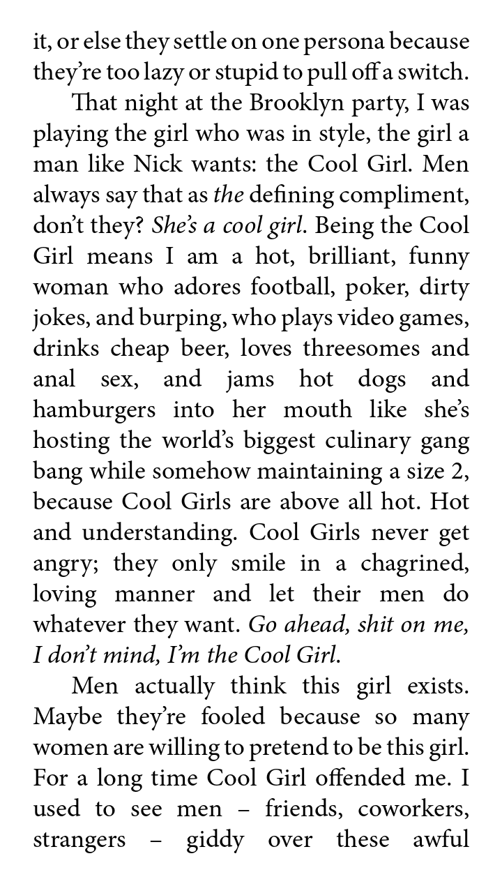 catsandmisadventures:  Amy Dunne: *drops mic*   (This is probably my favorite rant