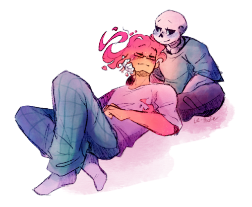 le-poofe: Playing with Fire ~I’ve discovered that Sans playing with Grillby’s flames is my new favor