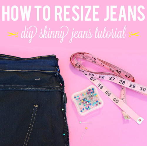 How to Resize Your Jeans Tutorial via Neon Rattail