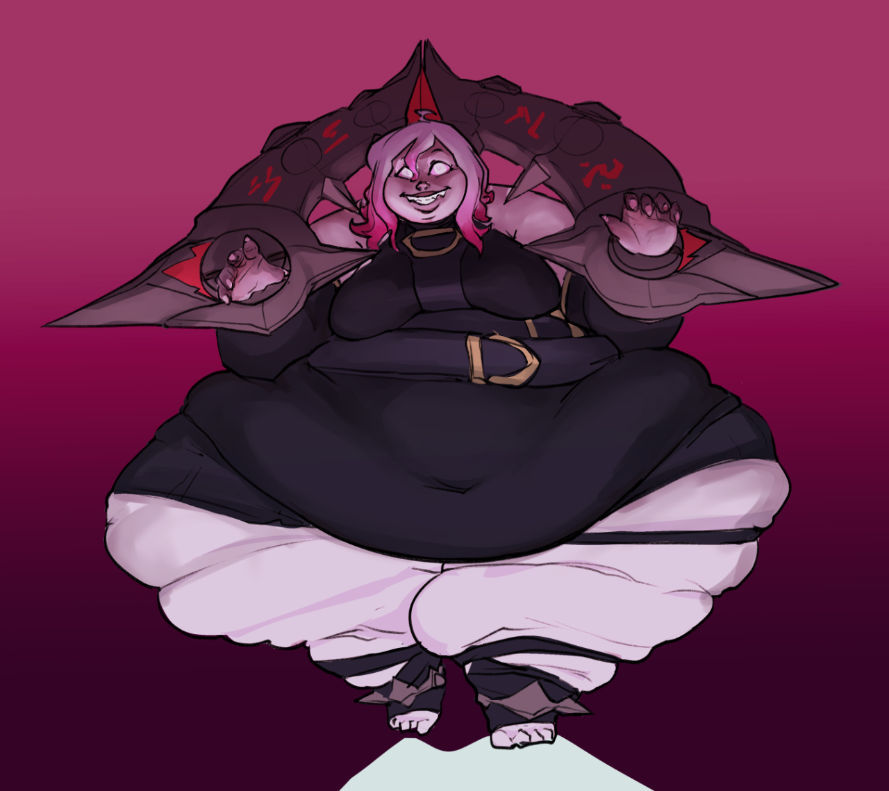 Exponential Atomic Mass(Commissions OPEN) on X: I've got big chumby legs  in tight black leggings on the mind as of late, so here's a pair of thick  thighs and chubby cankles clad