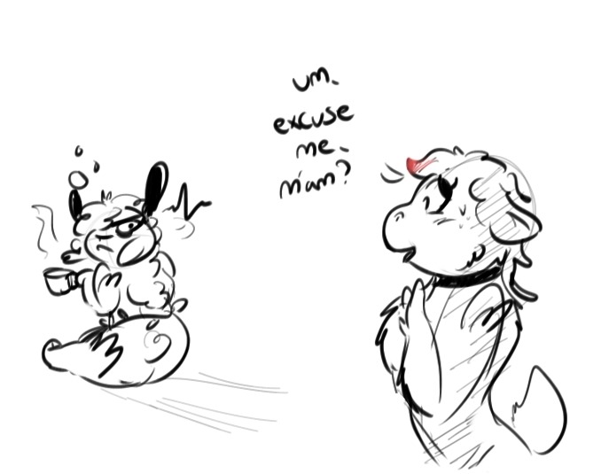 superlolian:  “Don’t care, they’re still tiddies. Big or small.”Continued