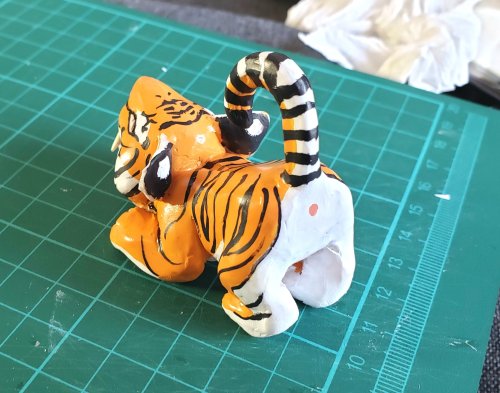 abby-howard:I made a tiger
