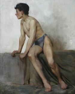 chadmsirois:Male model, Henry Scott Tuke,