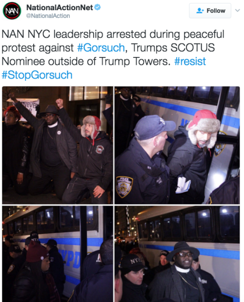 the-movemnt: After her NYPD arrest, Eric Garner’s mother Gwen Carr says its her duty to fight Trump Gwen Carr’s daughter teased her, once she learned her mother had been arrested protesting outside of Trump Tower in New York City. “You’ve been