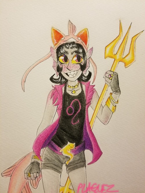 My take on fuchsia Nepeta! I honestly had a lot of fun with this