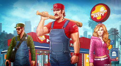 thattalldarkguy:  justinrampage:  The Super Mario Brothers Imagined
