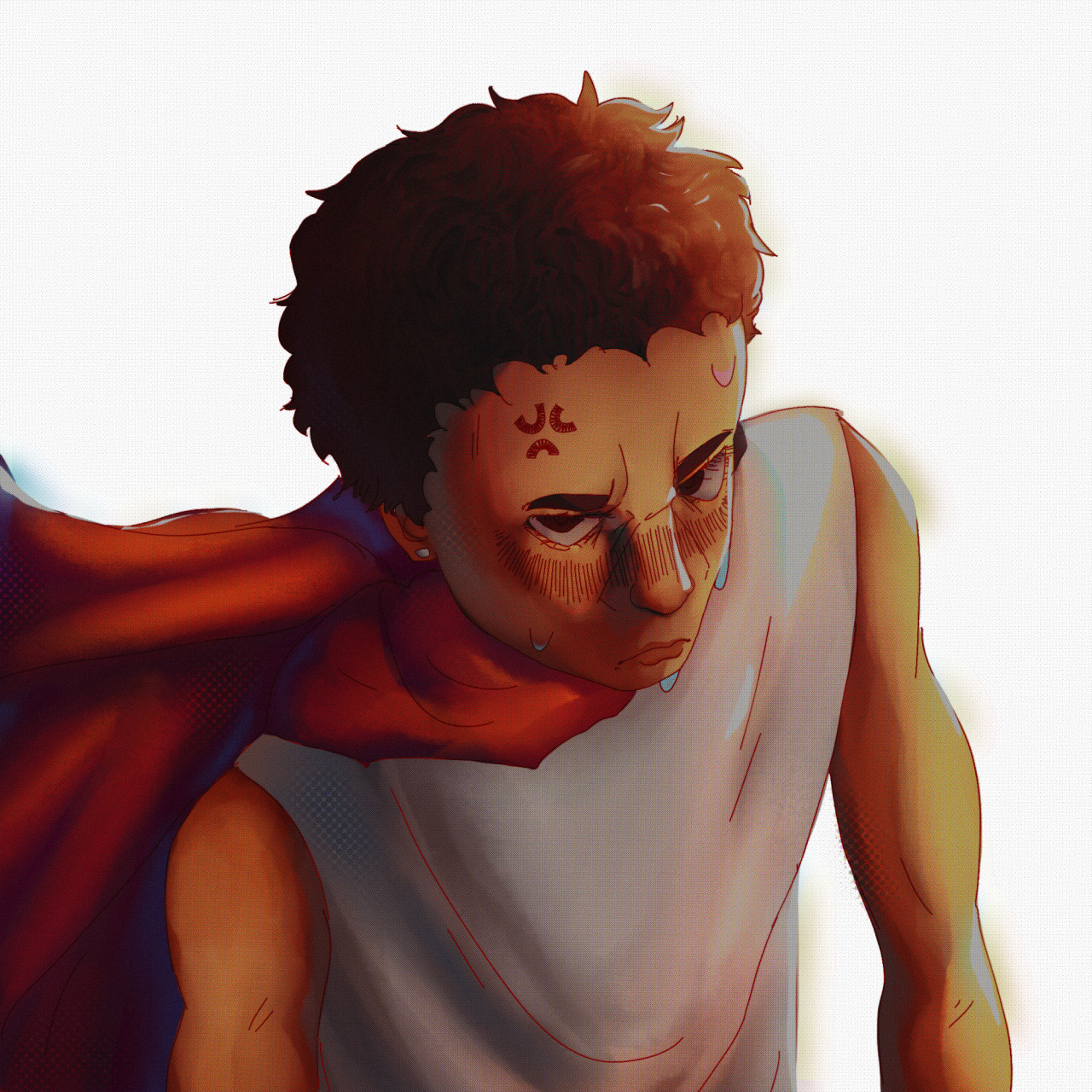 inquisitoriux:another tetsuo … i dont think ive ever drawn him smiling 