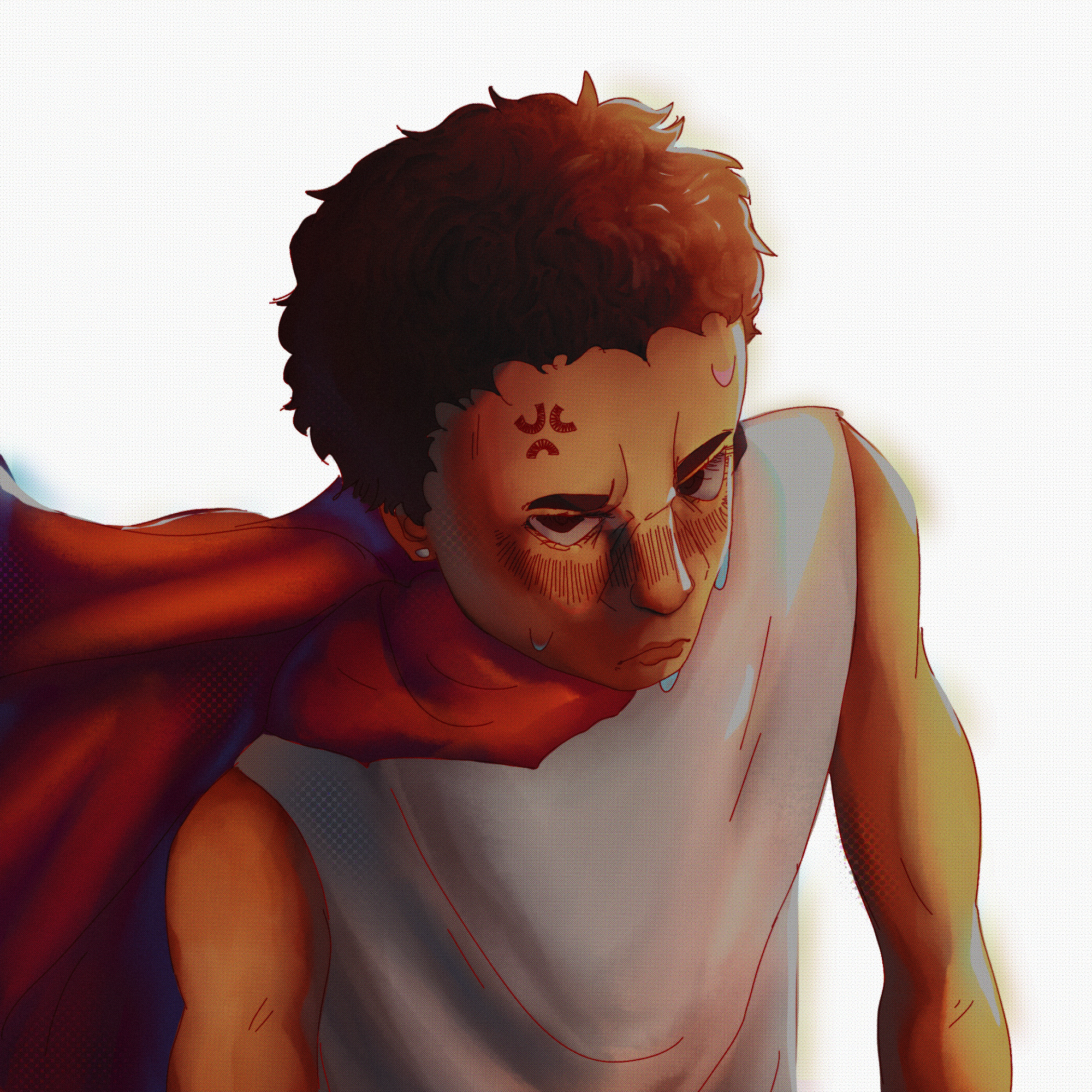 inquisitoriux:another tetsuo … i dont think ive ever drawn him smiling 