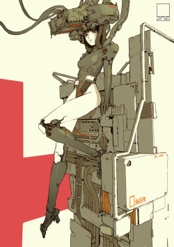 theartofmany:  Artist:  tan diTitle:  cyborg girl02  Oustanding…