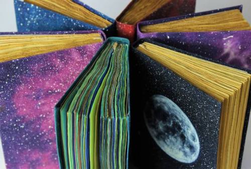 sosuperawesome:Handmade Batik Fabric Cosmos Journals and Notebooks by Patiak on EtsyMore posts like 