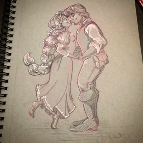 Happy Valentines Day everybody! Rapunzel and Flynn have to be one of my all time favorite Disney cou