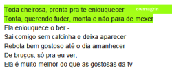 Sem proceder não para em pé