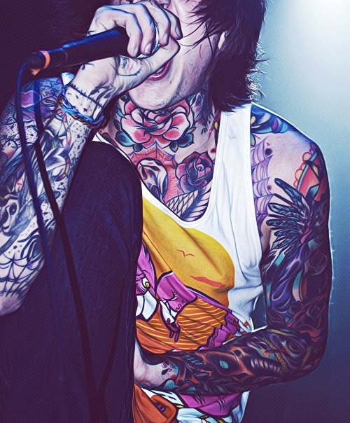 letsdietogetherforever:  His tattoos are simply perfff .